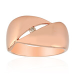 Anello in argento con Diamante Rose de France SI1 di Argyle (Annette)