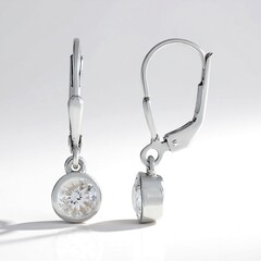 Orecchini in argento con Danburite