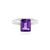 Amethyst-Silberring