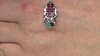Pendentif en argent et Tourmaline