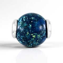 Ciondolo in argento con Crisocolla (MONOSONO COLLECTION)