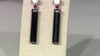 Pendientes en plata con Ónix negro (KM by Juwelo)