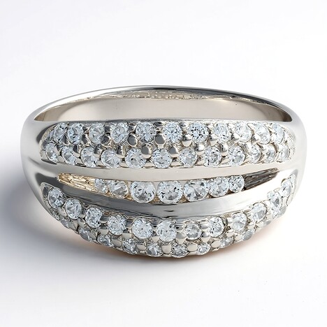 Anello in argento con Zircone