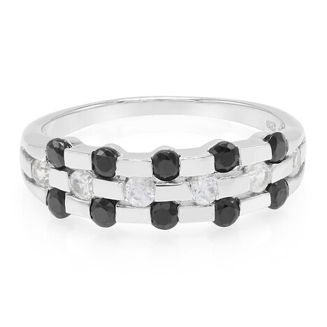 Anello in argento con Spinello Nero