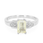 Anillo en plata con Cuncita amarillo canario