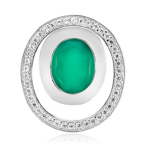 Ciondolo in argento con Agata (MONOSONO COLLECTION)