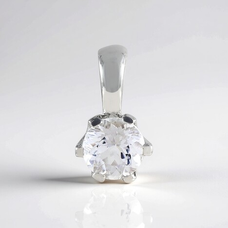 Ciondolo in argento con Danburite