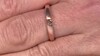 Anillo en plata con Zircón champán