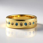 Anello in argento con Diamante Cioccolato I2