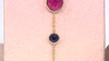 Collar en plata con Zafiro rosa de Madagascar (de Melo Essence)
