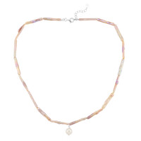 Collier en argent et Perle Keshi (TPC)