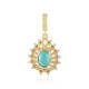 Pendentif en argent et Turquoise