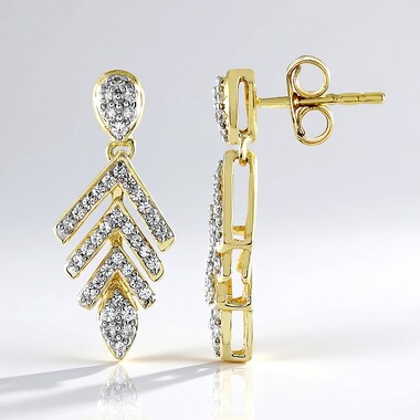 Pendientes en plata con Zircón