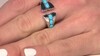 Bague en argent et Turquoise Sleeping Beauty (de Melo Essence)