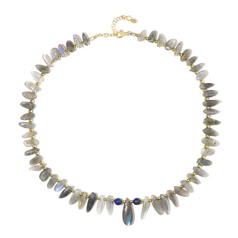 Collar en plata con Labradorita (Riya)