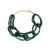 Zilveren armband met Malachieten (Riya)