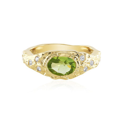 Anello in argento con Peridoto