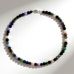 Collana in argento con Avventurina Verde