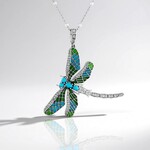 Collana in argento con Turchese Sleeping Beauty (Dallas Prince Designs)