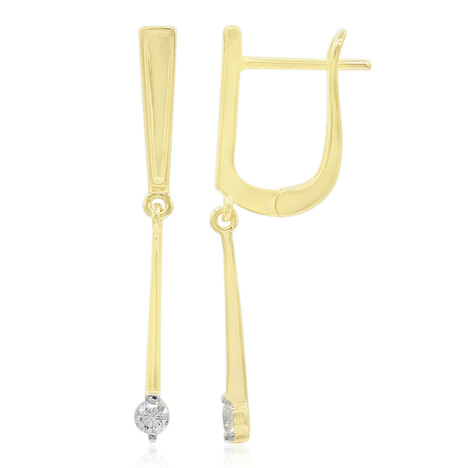 Orecchini in oro con Diamante SI1 (G) (Annette)