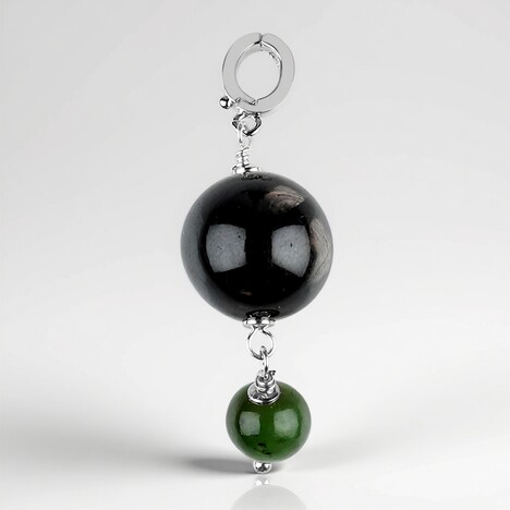 Ciondolo in argento con Iperstene
