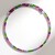Collana rigida in acciaio con Diopside Russo (Riya)