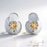 Pendientes en plata con Topacio imperial de Ouro Preto (Pallanova)
