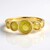 Bague en argent et Saphir jaune de Madagascar (de Melo Essence)