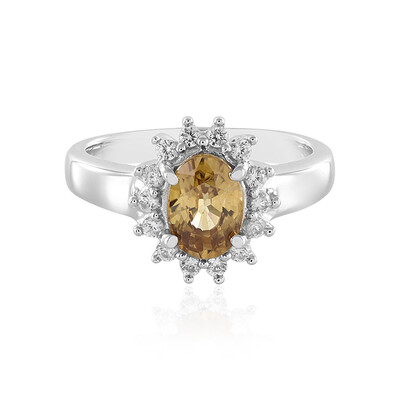 Anello in argento con Zircone Mandarino