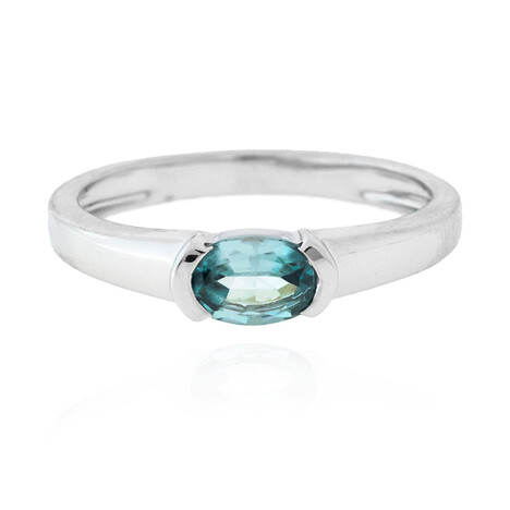 Anillo en plata con Zircón de Ratanak Kirí