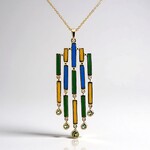 Collana in argento con Peridoto
