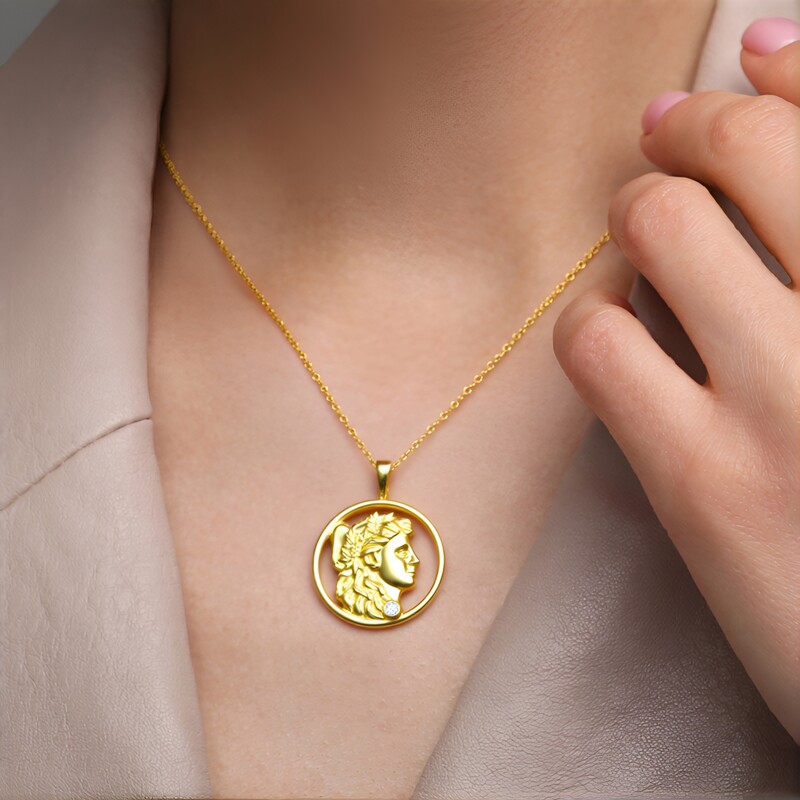 Pendentif en argent et Zircon