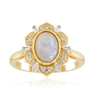 Australischer Opal-Silberring