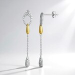 Orecchini in argento con Zircone