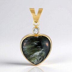 Ciondolo in argento con Serafinite