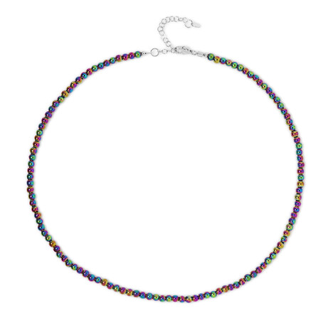 Collana in argento con Ematite Mistica