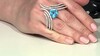 Anillo en plata con Topacio de Marambaia (de Melo Essence)