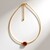 Collana in argento con Ambra Baltica Cognac (dagen)