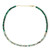 Zilveren halsketting met chrysokollen (Riya)