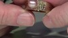 Zilveren ring met een paarse Ming parel (TPC)