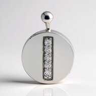 Accesorio en plata con Diamante SI1 (G) (Annette)
