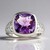 Anello in argento con Ametista (Pallanova)