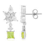 Pendientes en plata con Zircón