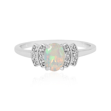 Anello in argento con Opale di Welo