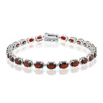 Bracciale in argento con Granato