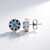Orecchini in argento con Zircone Ratanakiri (Dallas Prince Designs)
