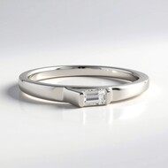 Bague en argent et Zircon