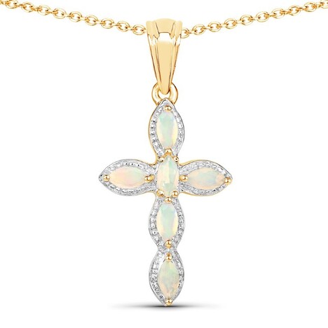 Welo-Opal-Silberhalskette