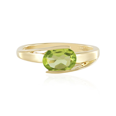Anello in argento con Peridoto