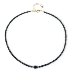 Mezezo Opal Silver Necklace